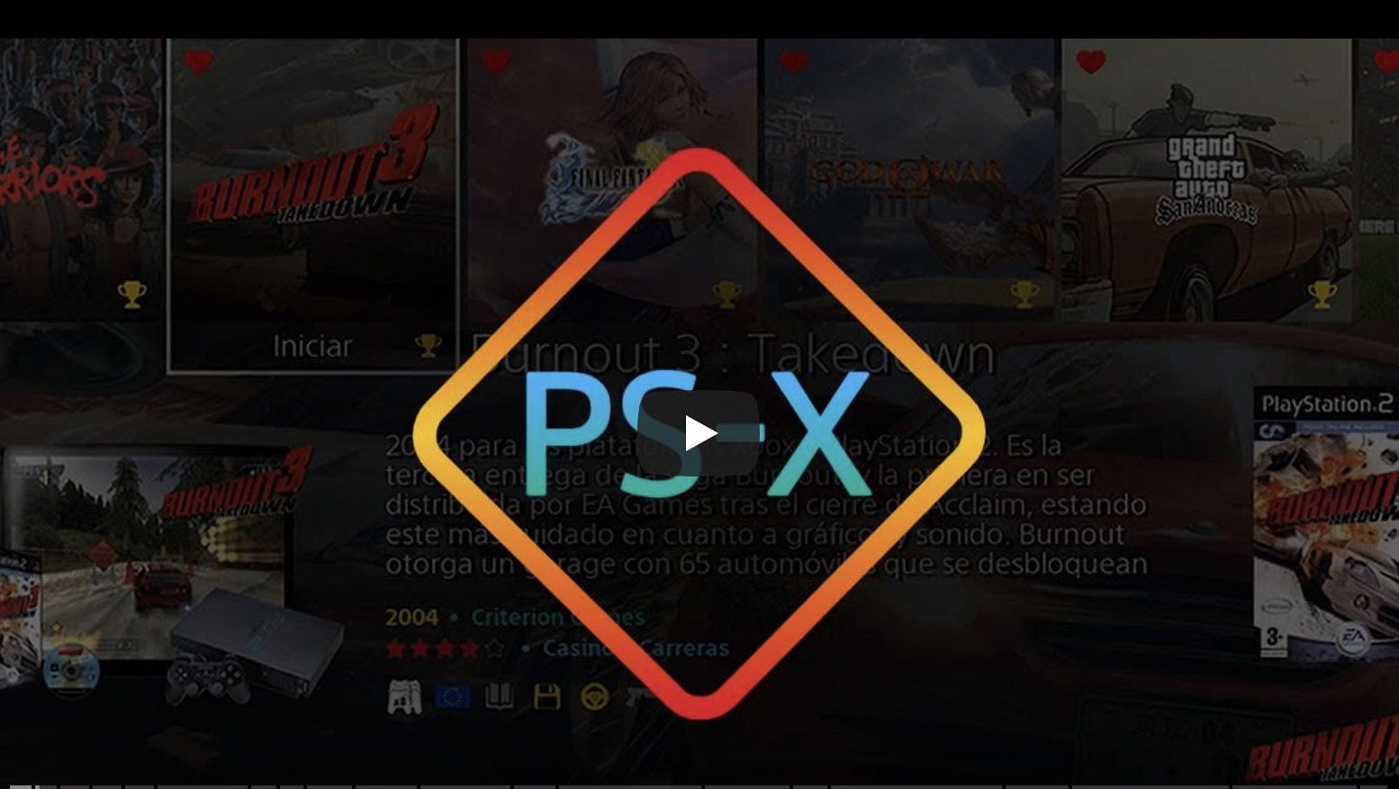 Playstation X Config guide